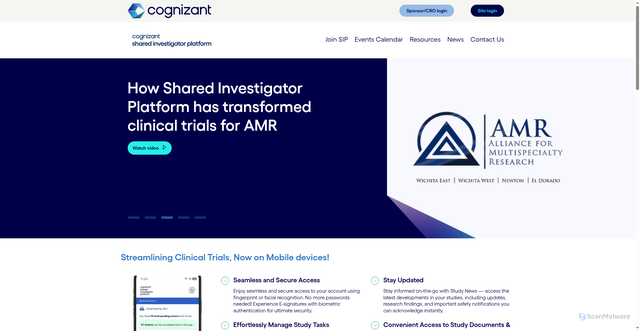 Security scan screenshot of https://www.sharedinvestigator.com