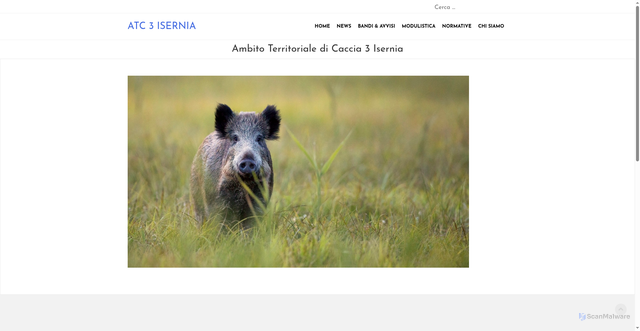 Security scan screenshot of https://www.atc3isernia.com/