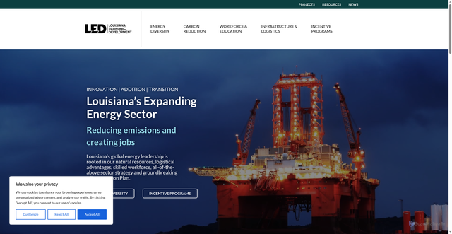 Security scan screenshot of https://ledenergy.wpengine.com/