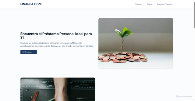 Security scan screenshot of https://finanja.com