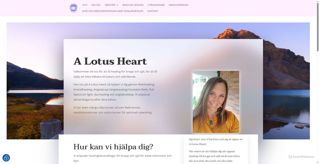 Security scan screenshot of https://alotusheart.se