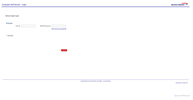 Security scan screenshot of https://bacustomer360.my.salesforce.com