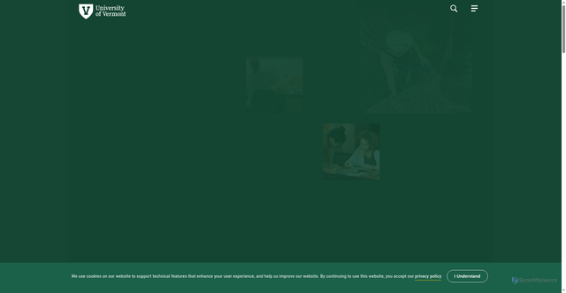 Security scan screenshot of https://www.uvm.edu/