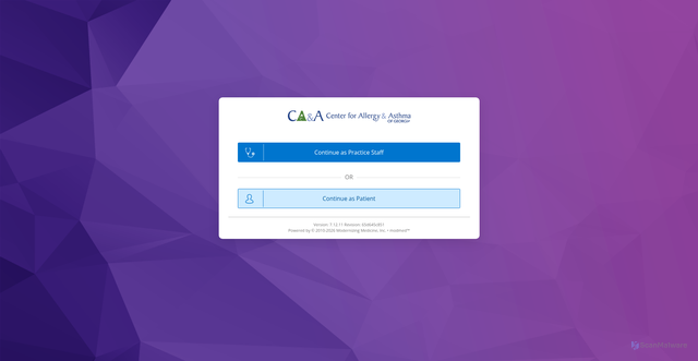 Security scan screenshot of https://caag.ema.md