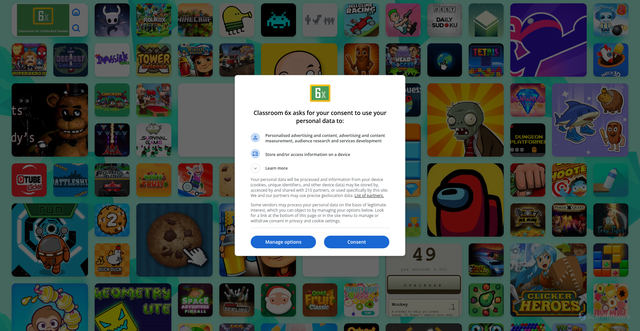 Security scan screenshot of https://classroom-6x.org