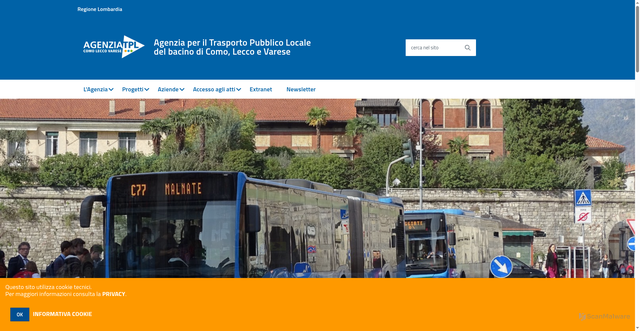 Security scan screenshot of https://www.tplcomoleccovarese.it/hh/index.php