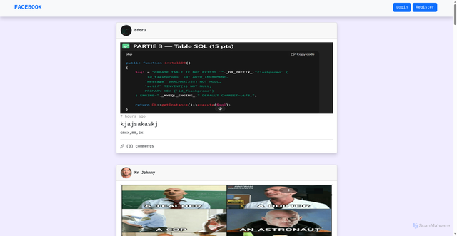 Security scan screenshot of https://www.facebook-sigma-ruby.vercel.app/