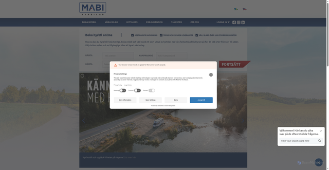 Security scan screenshot of https://mabisverige.se