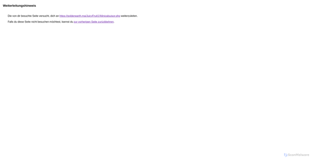 Security scan screenshot of https://images.google.com.bd/url?q=https%3A%2F%2Fgoldenearth.ma%2FJuicyFruit1!%2Fklinicalsuisor.php