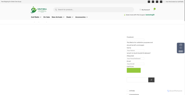 Security scan screenshot of https://www.golfballplanet.com/blog/2-players-suspended-from-pga/?srsltid=AfmBOopre4osUEIRY51x2xvYNNGaWpEPbGY8cTZgXG1Yj8KdtvSAJXKZ