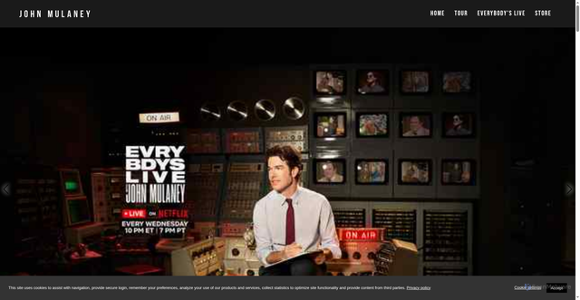 Security scan screenshot of https://www.johnmulaney.com/