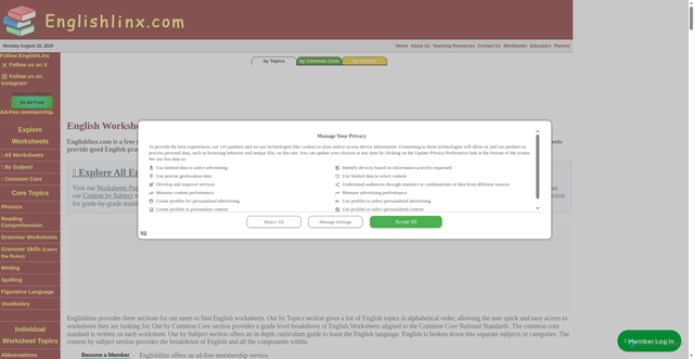 Security scan screenshot of https://englishlinx.com