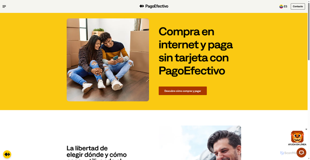 Security scan screenshot of https://pagoefectivo.ec