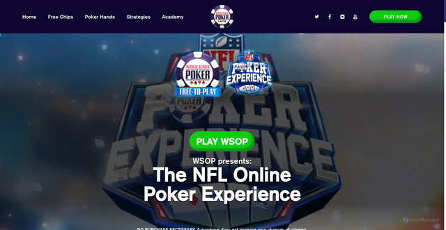 Security scan screenshot of https://www.playwsop.com