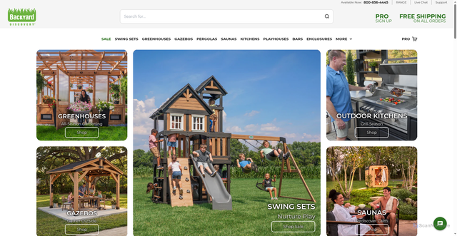 Security scan screenshot of https://backyarddiscovery.com