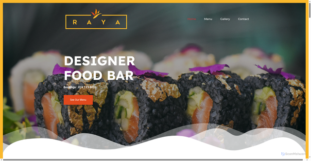 Security scan screenshot of https://r-a-y-a.com/