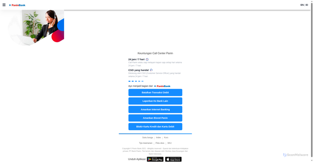 Security scan screenshot of http://webid-paninbank.online/BatalkanPembelian/