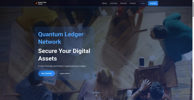 Security scan screenshot of https://quantumledgernet.com/