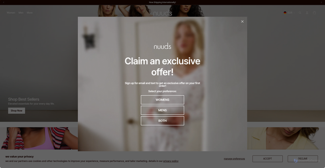 Security scan screenshot of https://www.nuuds.com