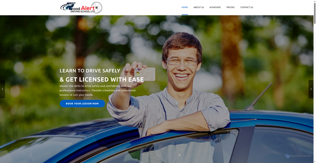 Security scan screenshot of https://roadalert.ca/