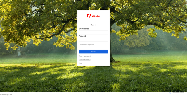 Security scan screenshot of https://adobe.secure-portal.co/?rid=RppOT0m