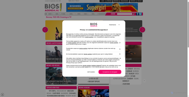 Security scan screenshot of https://biosagenda.nl
