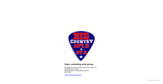 Security scan screenshot of https://www.bigcountrylegends.com/artist/brenda-lee/