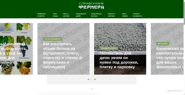 Security scan screenshot of https://my-farmer.ru