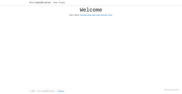 Security scan screenshot of https://signalr.iamresponding.com