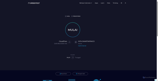 Security scan screenshot of https://coco913.pages.dev/id