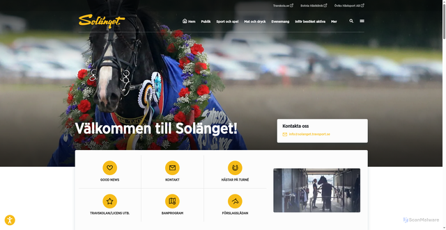 Security scan screenshot of https://solanget.nu
