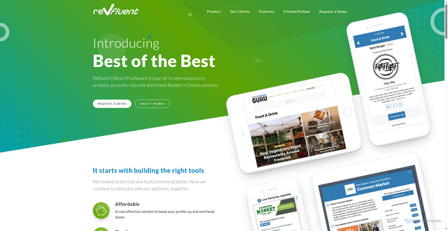Security scan screenshot of https://revfluent.com