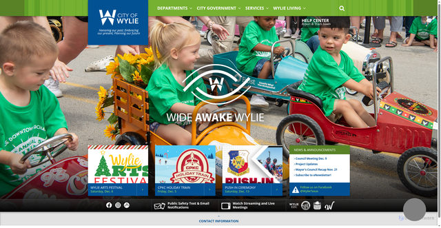 Security scan screenshot of https://wylietexas.gov/