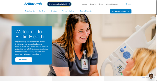Security scan screenshot of https://bellin.org