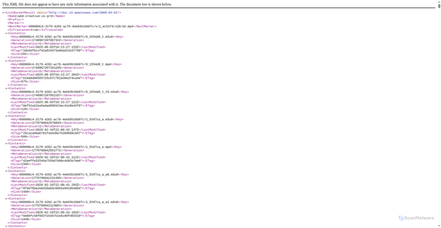 Security scan screenshot of https://akm.apac-free.prd.media.max.com