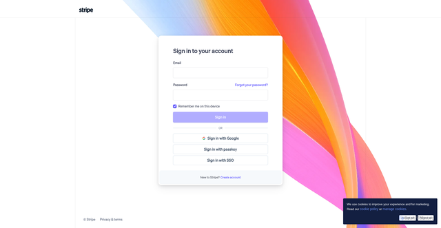 Security scan screenshot of https://connect.stripe.com
