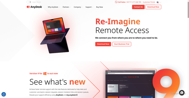 Security scan screenshot of https://relay-d83d9241.net.anydesk.com