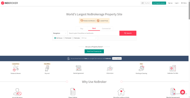 Security scan screenshot of https://backend.nobroker.in