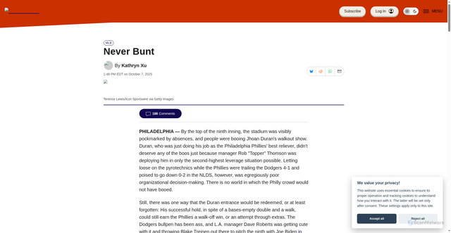 Security scan screenshot of https://defector.com/never-bunt