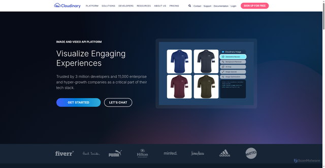 Security scan screenshot of https://media.feverup.com