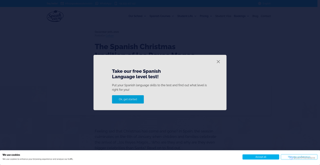 Security scan screenshot of https://www.speakeasybcn.com/en/blog/the-spanish-christmas-tradition-of-los-reyes-magos