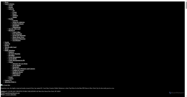 Security scan screenshot of https://rcourihay.com/callum-turner/