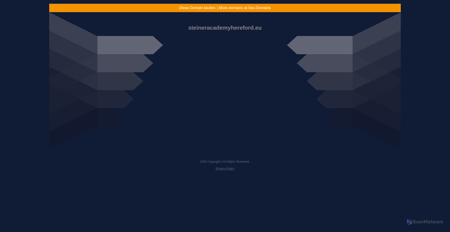 Security scan screenshot of http://www.steineracademyhereford.eu/