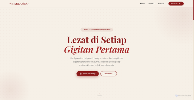 Security scan screenshot of https://risolasido-1xdcm02epf.edgeone.app/
