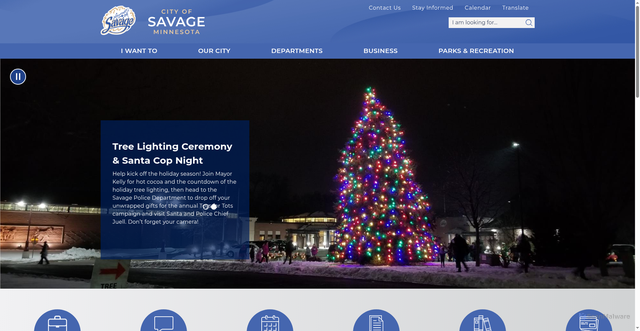 Security scan screenshot of https://www.savagemn.gov/