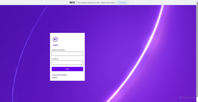 Security scan screenshot of https://gwgwgw2.wixsite.com/my-site-1