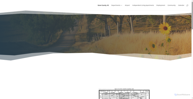 Security scan screenshot of https://govecountyks.gov/