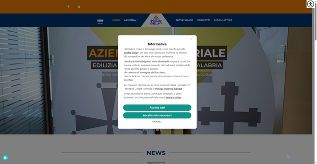Security scan screenshot of https://www.aterpcalabria.it/