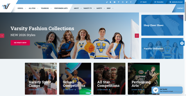 Security scan screenshot of https://www.varsity.com