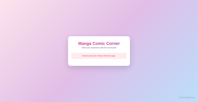 Security scan screenshot of https://epicmangacomiccorner-4jepe42x2s.edgeone.app/